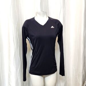 Adidas Dark Gray Long Sleeve Shirt